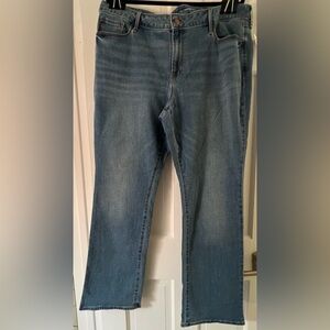Old Navy Blue Mid Size Kicker Boot Cut Jeans